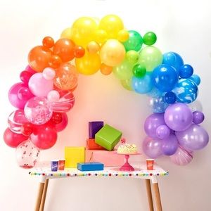 Balloon Arch Kit, Rainbow Balloon Garland